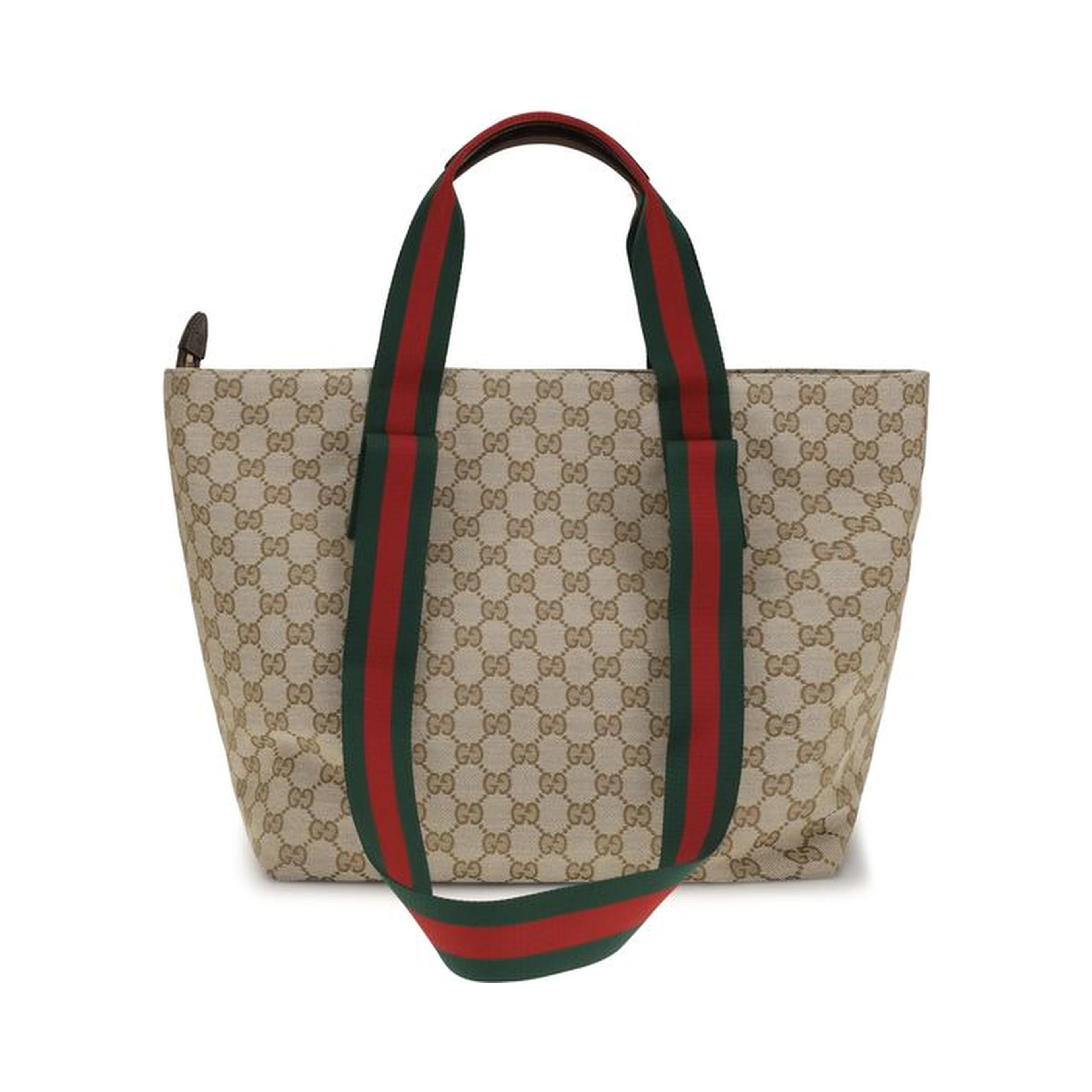 Beige Fabric Shoulder Bag