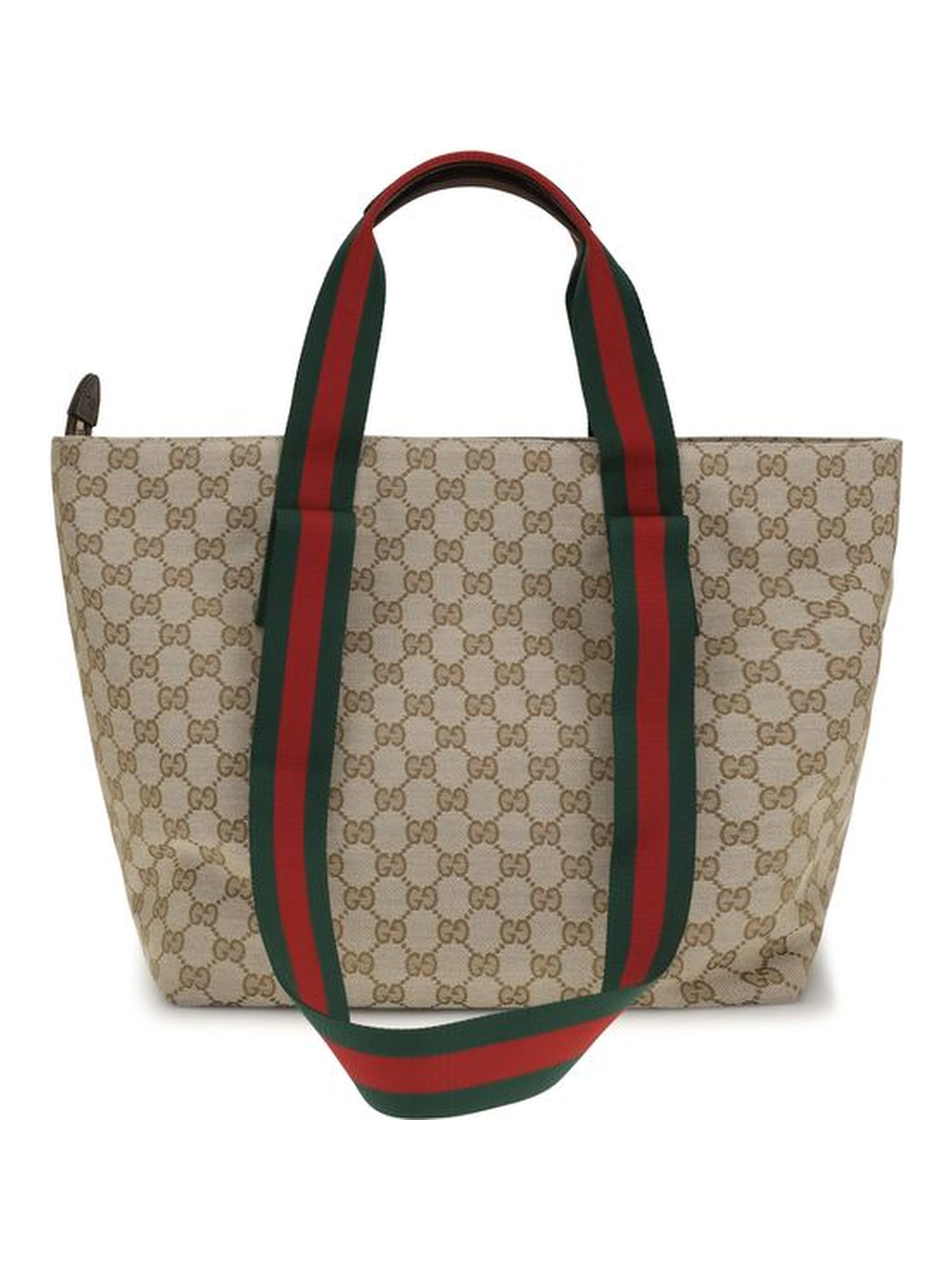 Beige Fabric Shoulder Bag