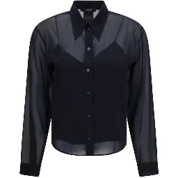 Black Silk Dress Shirt