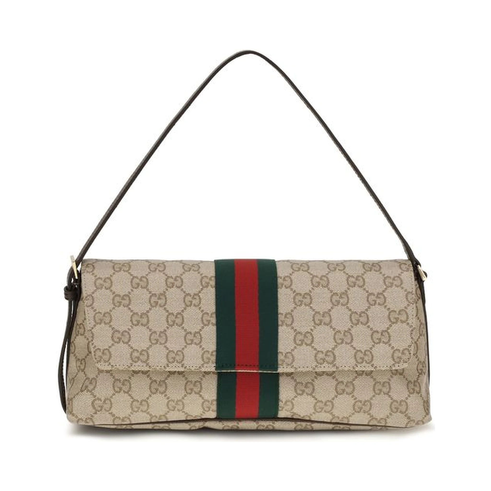 Beige Fabric Handbag