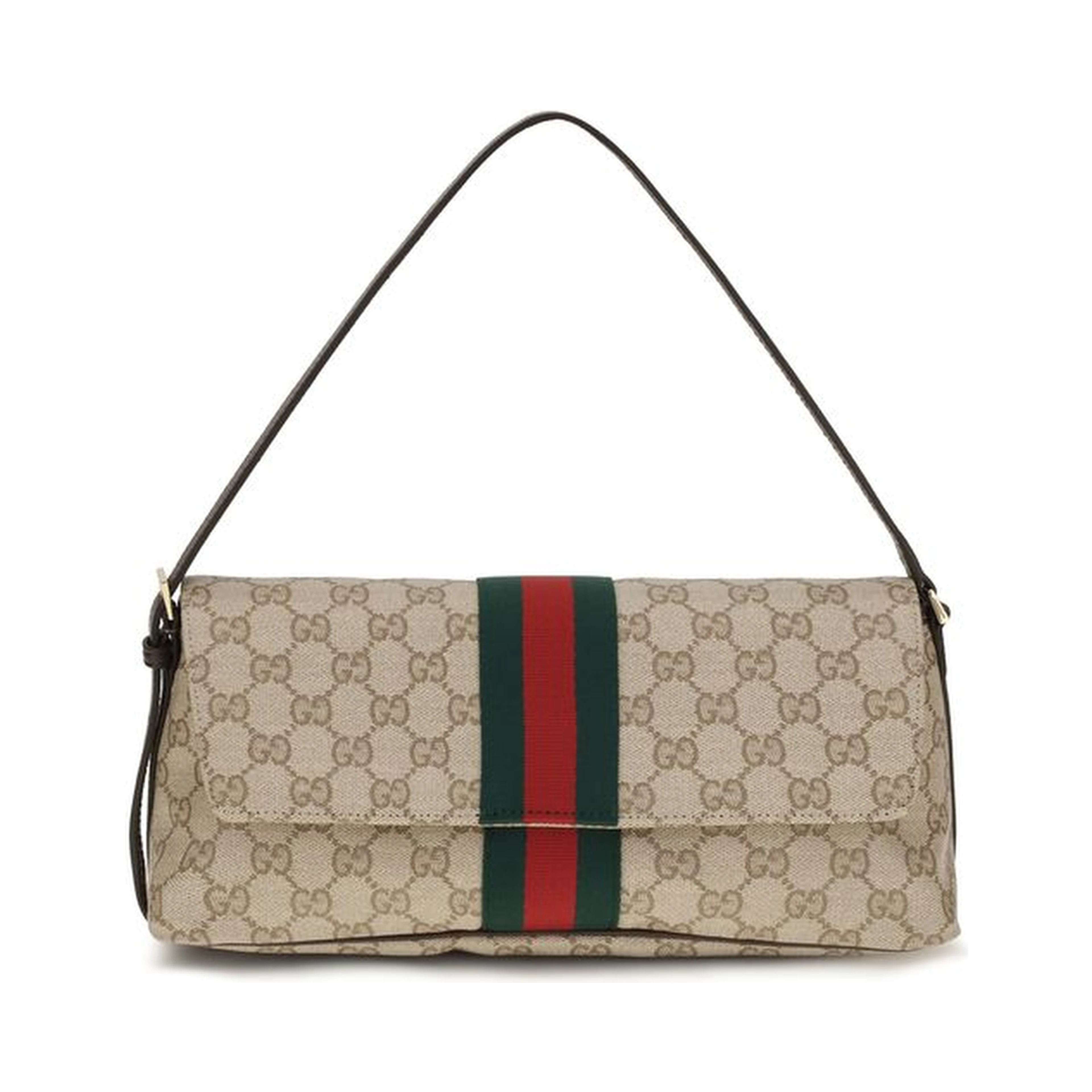 Beige Fabric Handbag