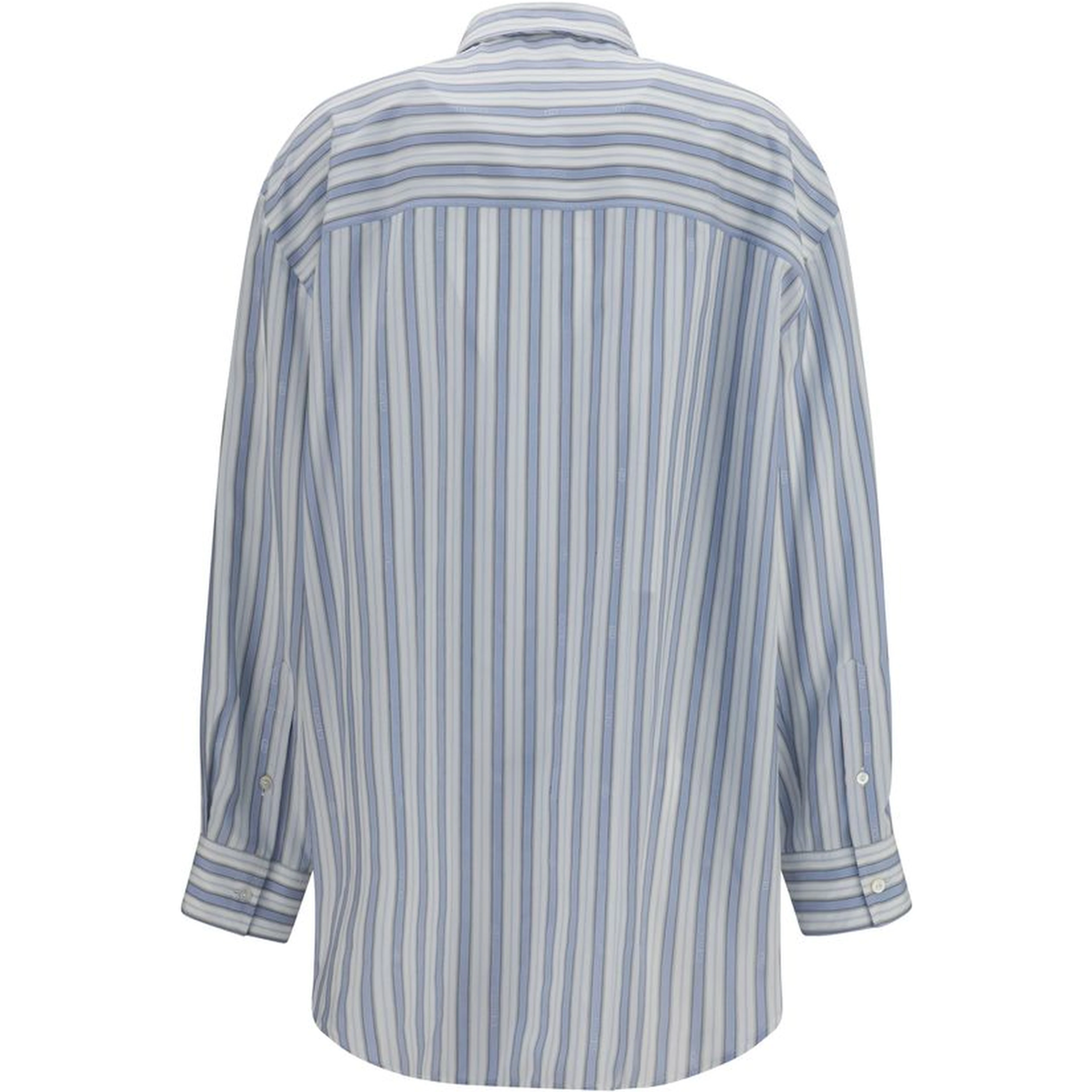 Blue Silk Shirt