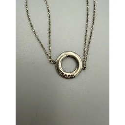 TIFFANY & CO. Silver Bracelet with Double Chain