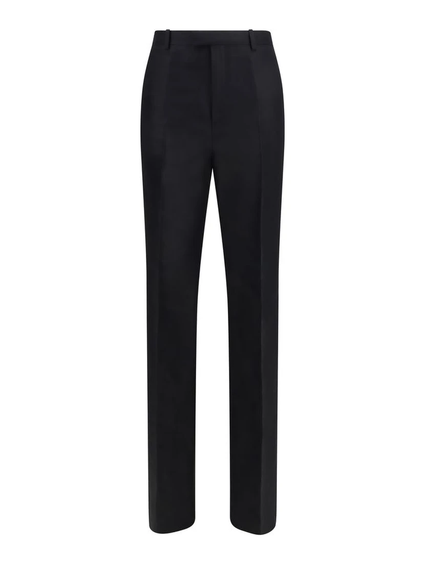 Black Silk Dress Pants