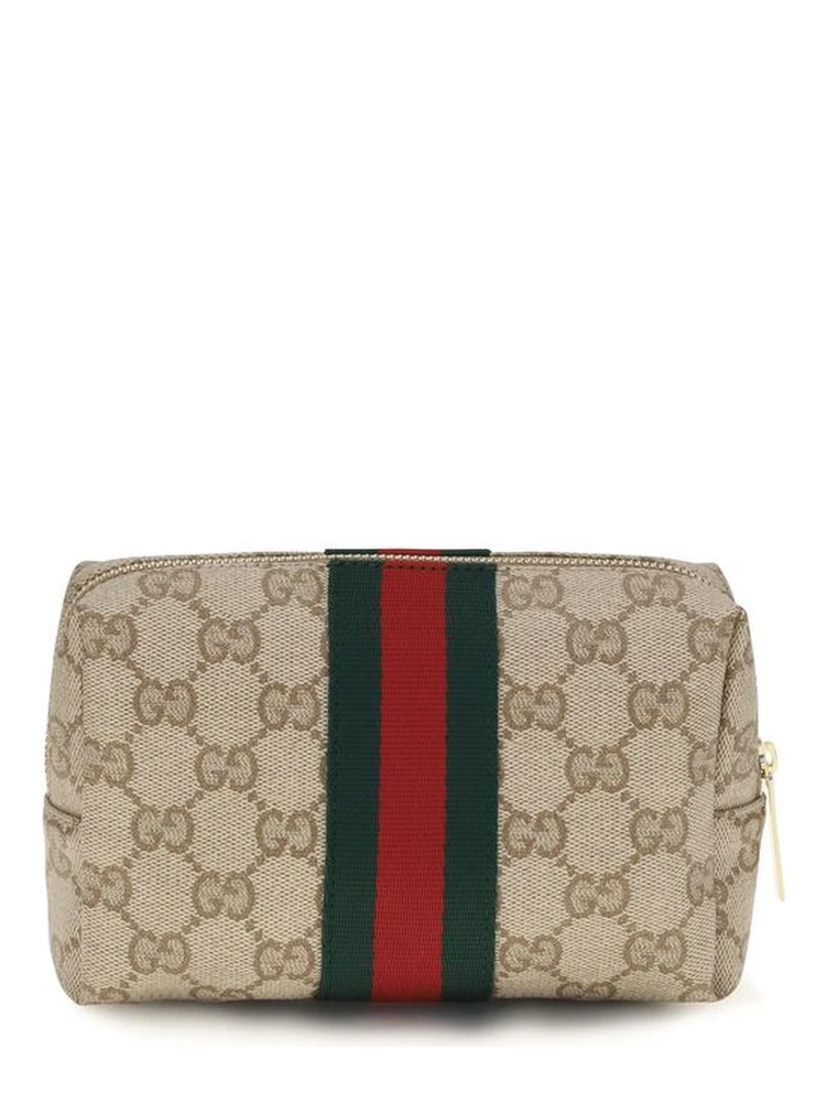 Beige Fabric Wallet