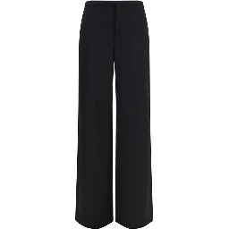 Black Wool Oves Aries Casual Pants