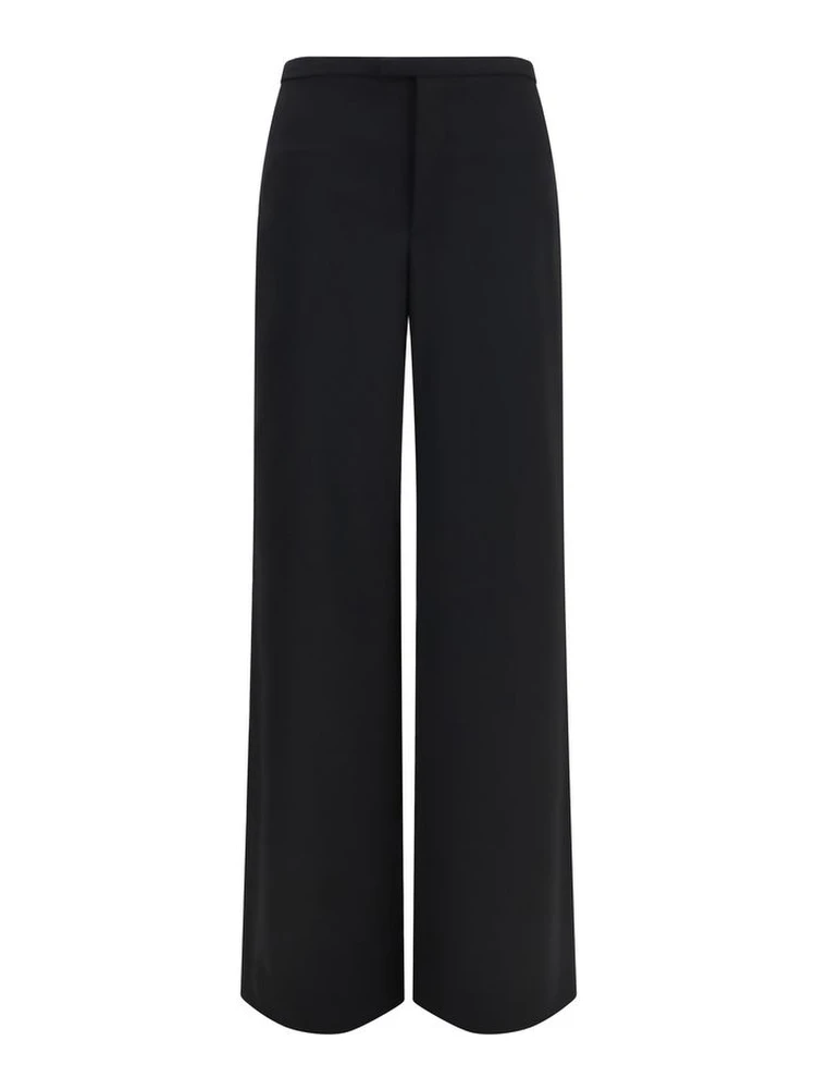 Black Wool Oves Aries Casual Pants
