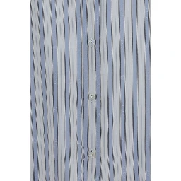 Blue Silk Shirt