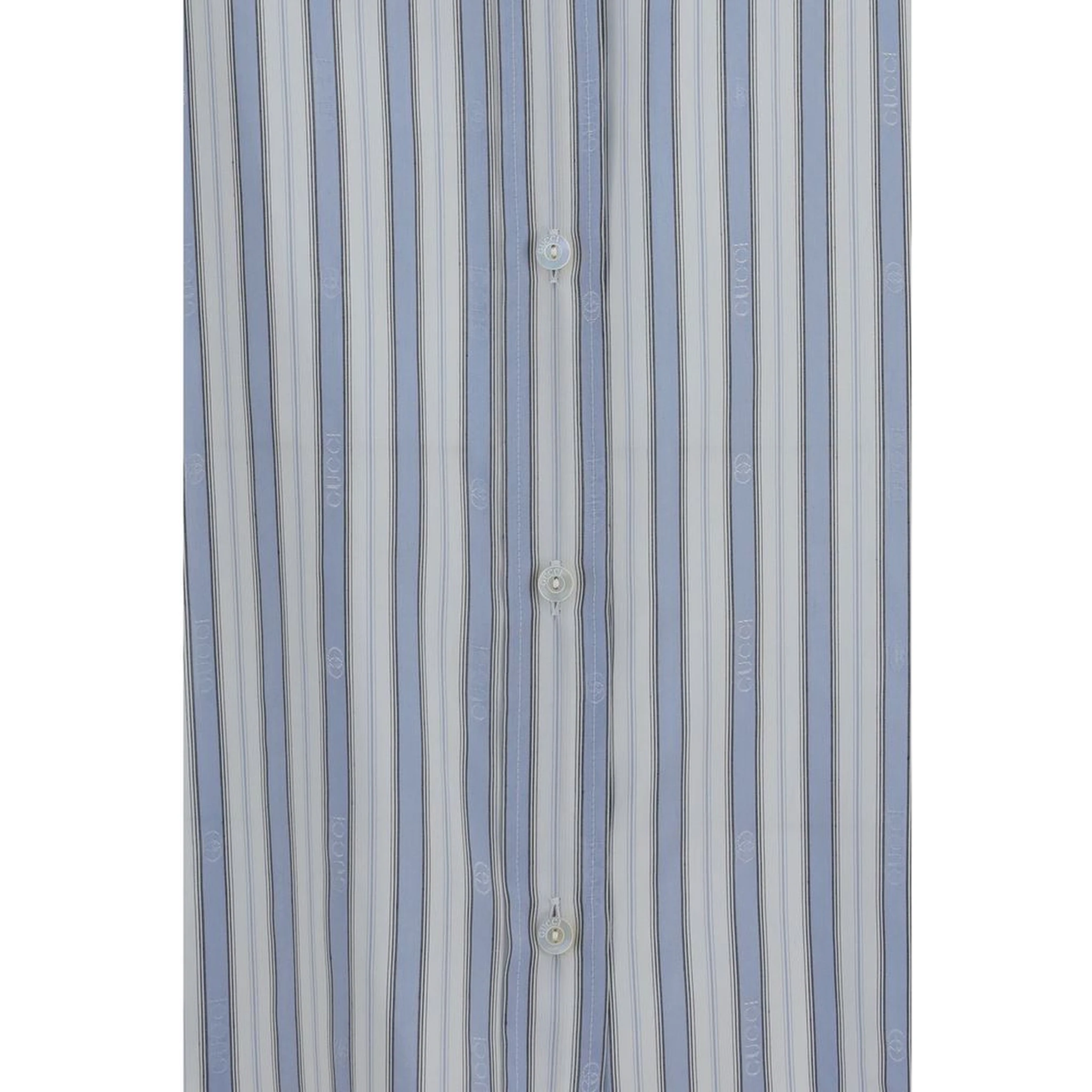 Blue Silk Shirt