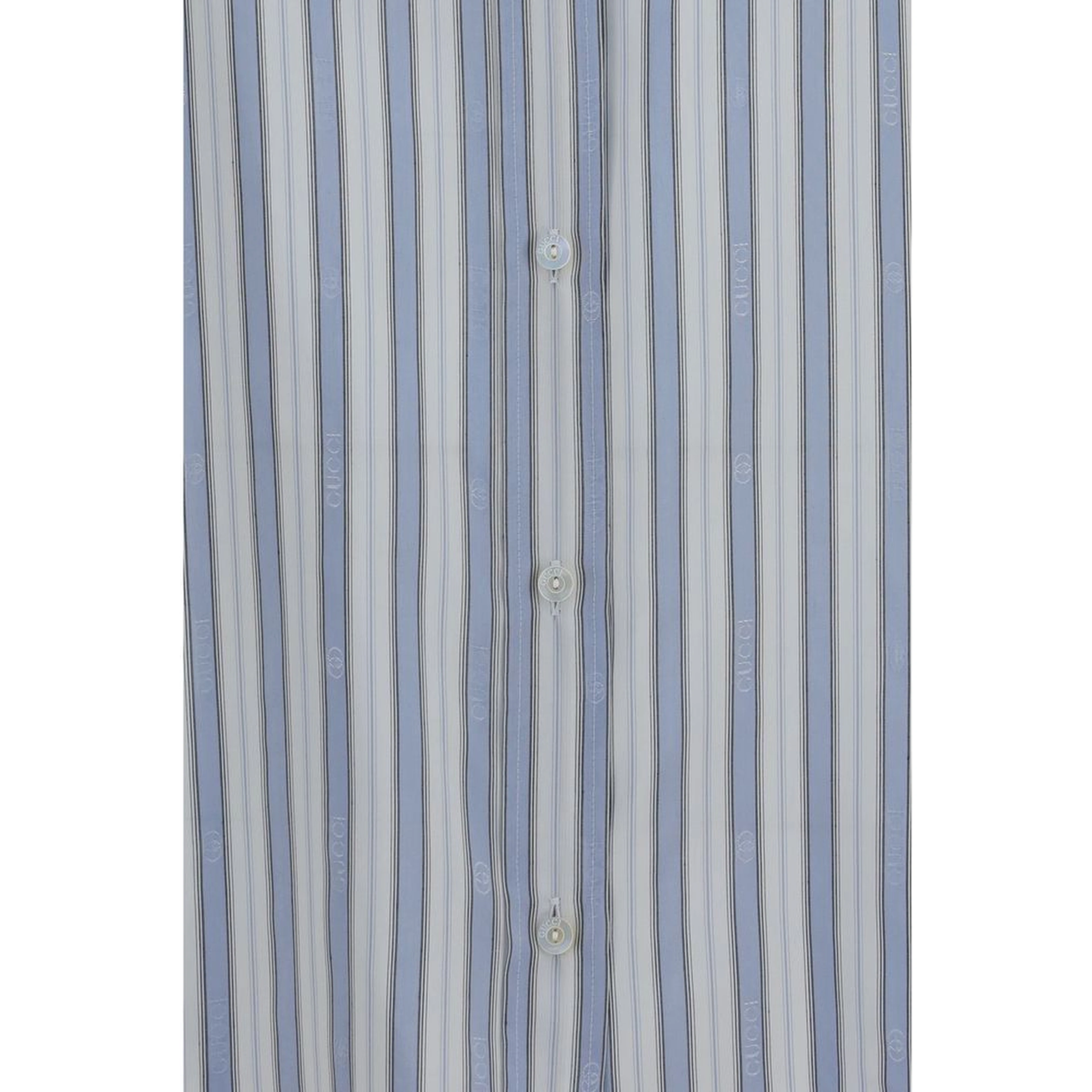 Blue Silk Shirt