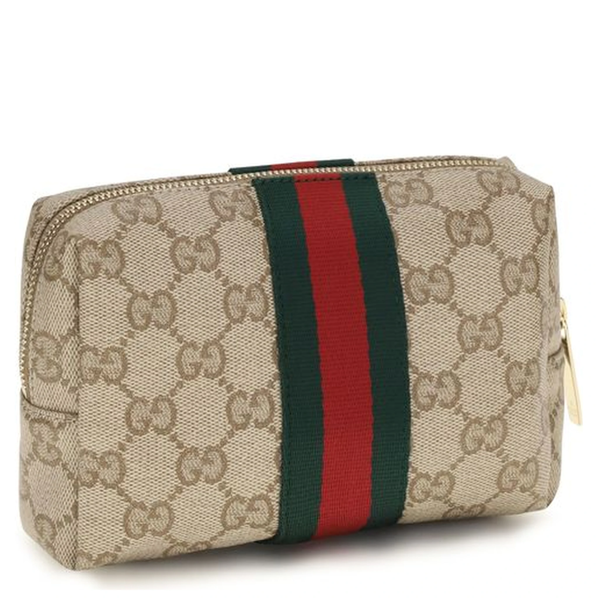 Beige Fabric Wallet