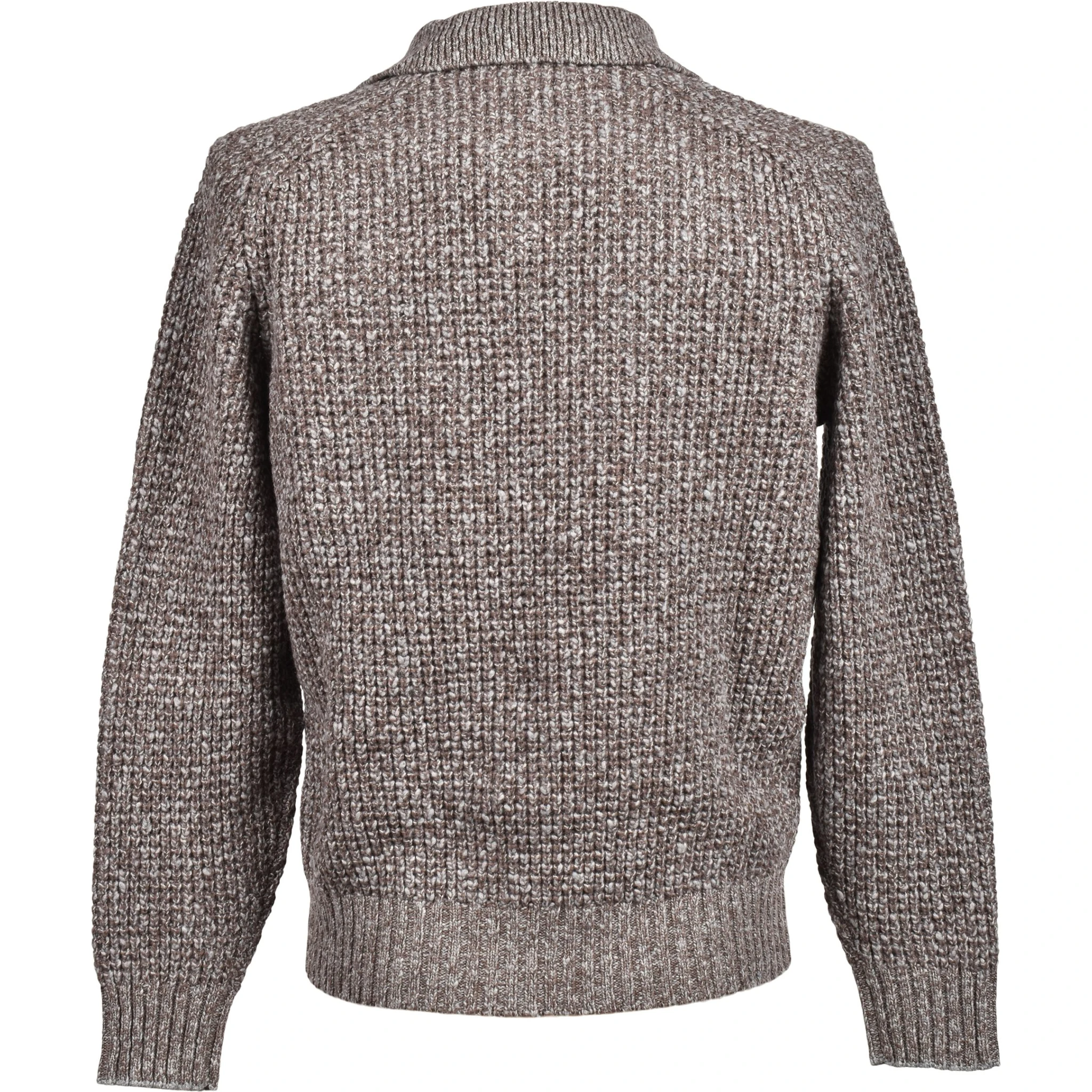 Brown Elastane Sweatshirt