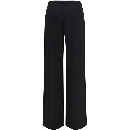 Black Wool Oves Aries Casual Pants