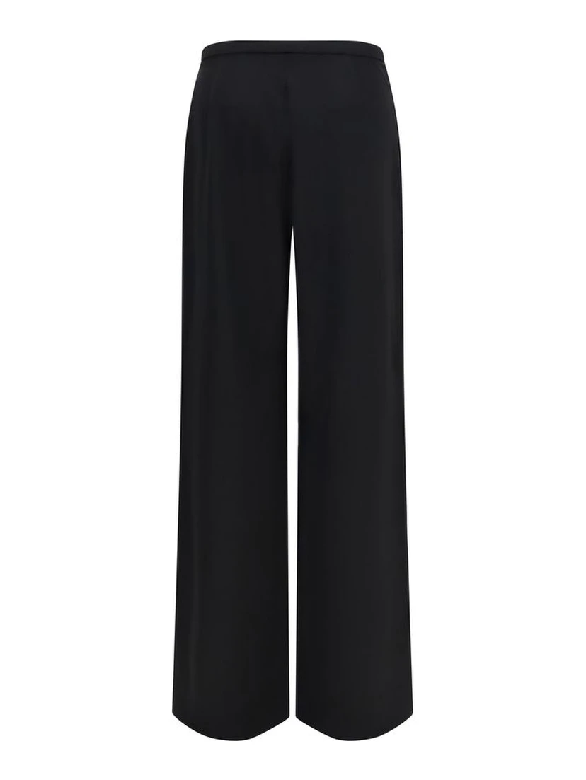 Black Wool Oves Aries Casual Pants