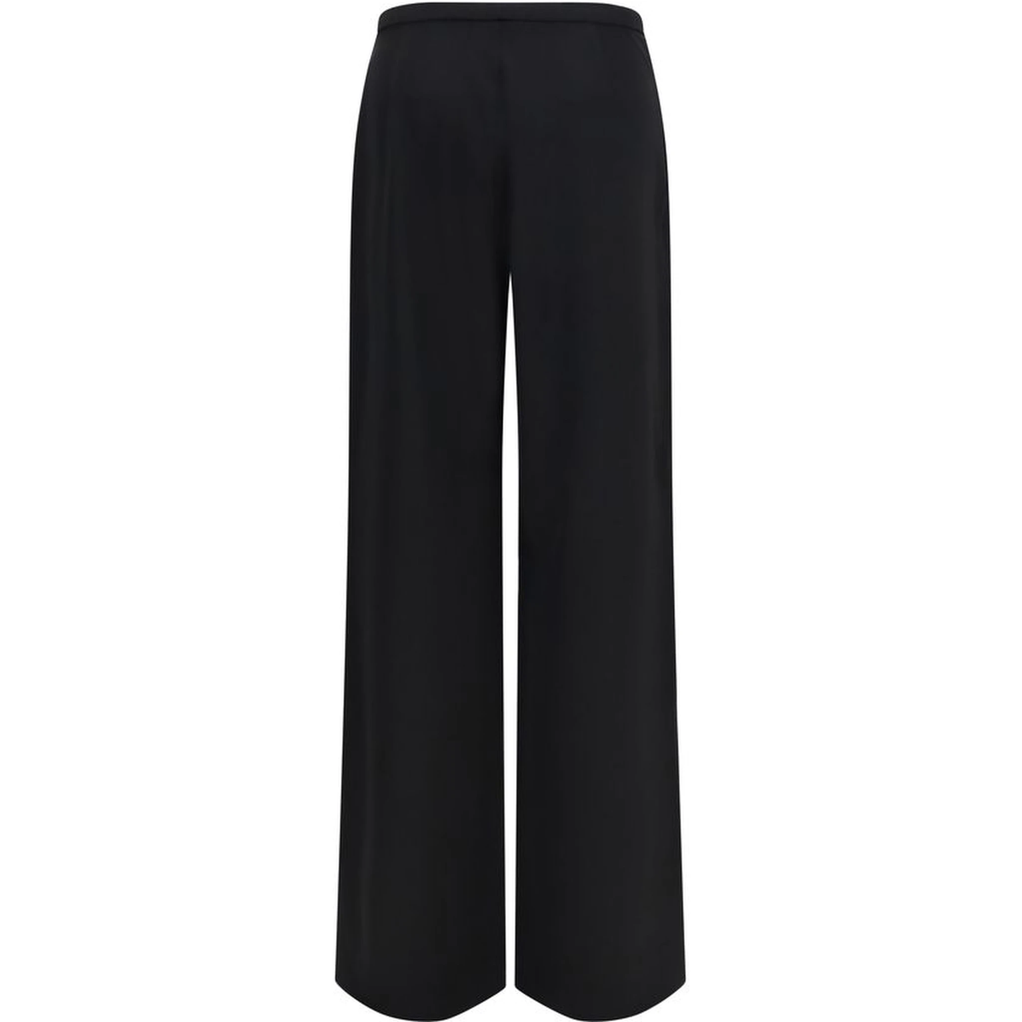 Black Wool Oves Aries Casual Pants