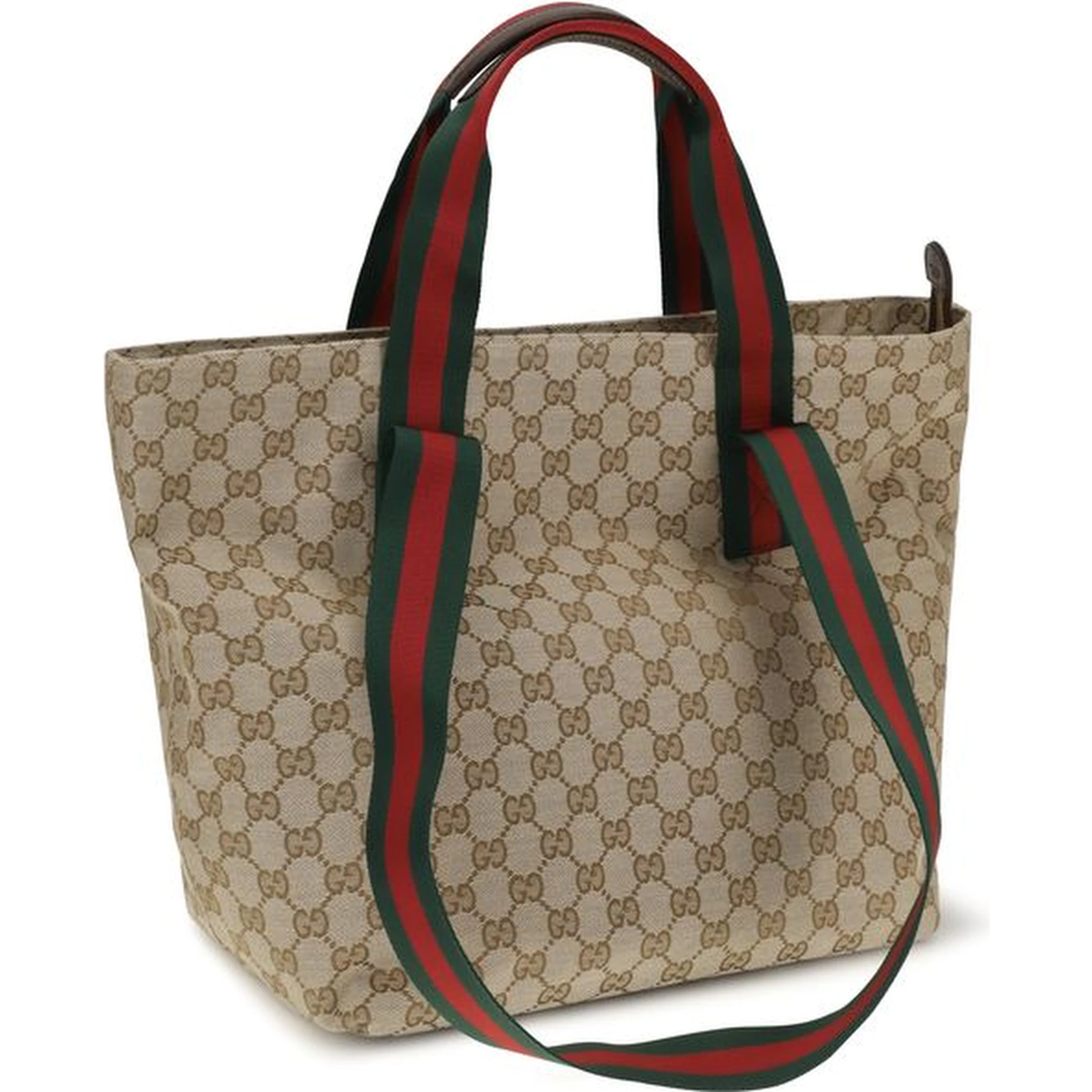 Beige Fabric Shoulder Bag