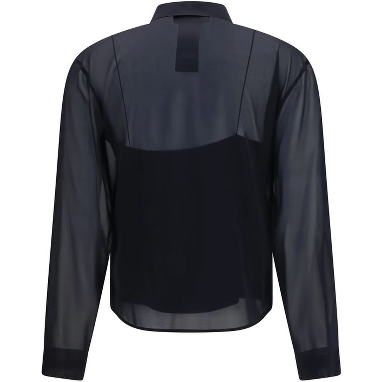 Black Silk Dress Shirt