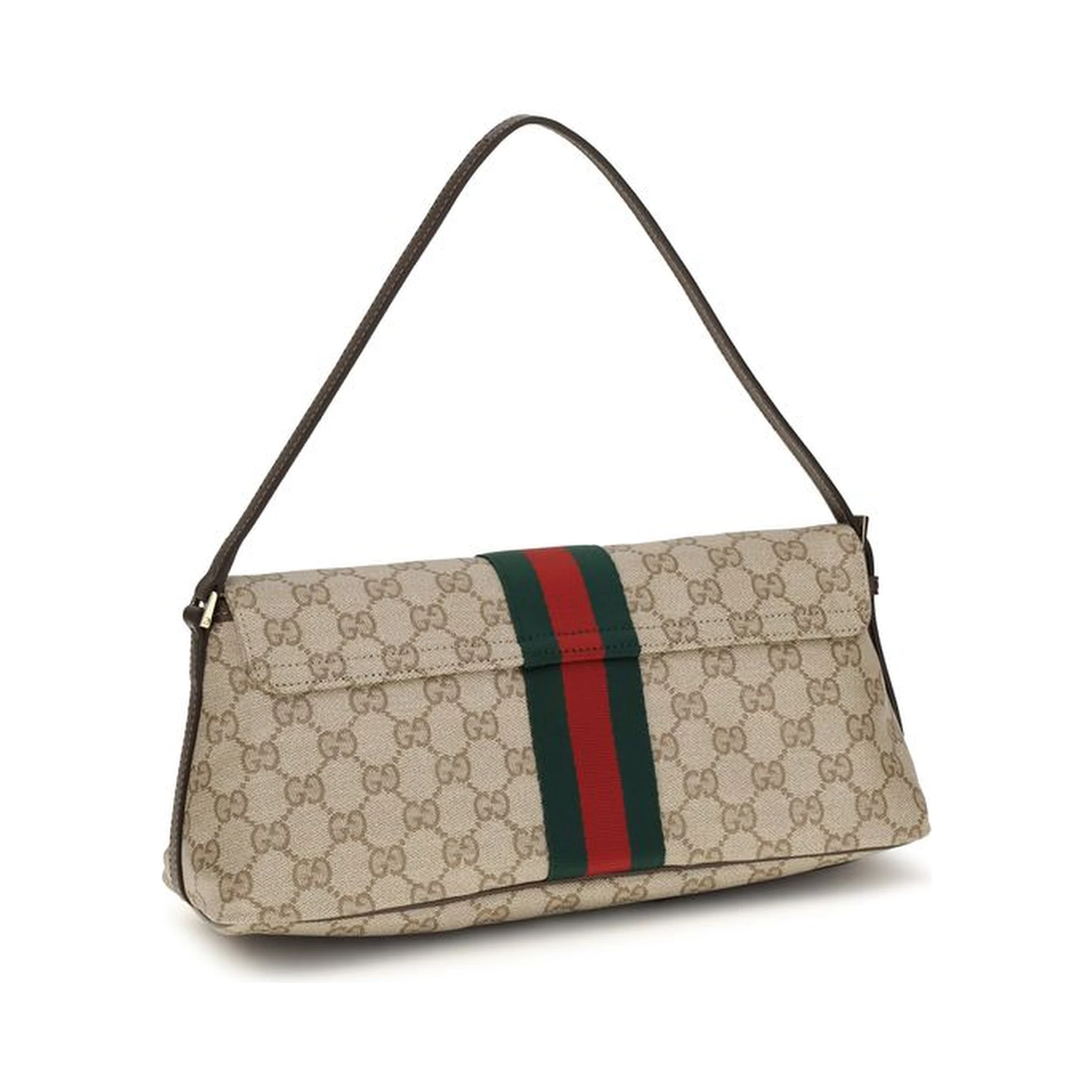 Beige Fabric Handbag