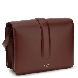 Bordeaux Calf Leather Bos Taurus Shoulder Bag