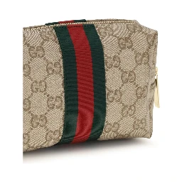 Beige Fabric Wallet