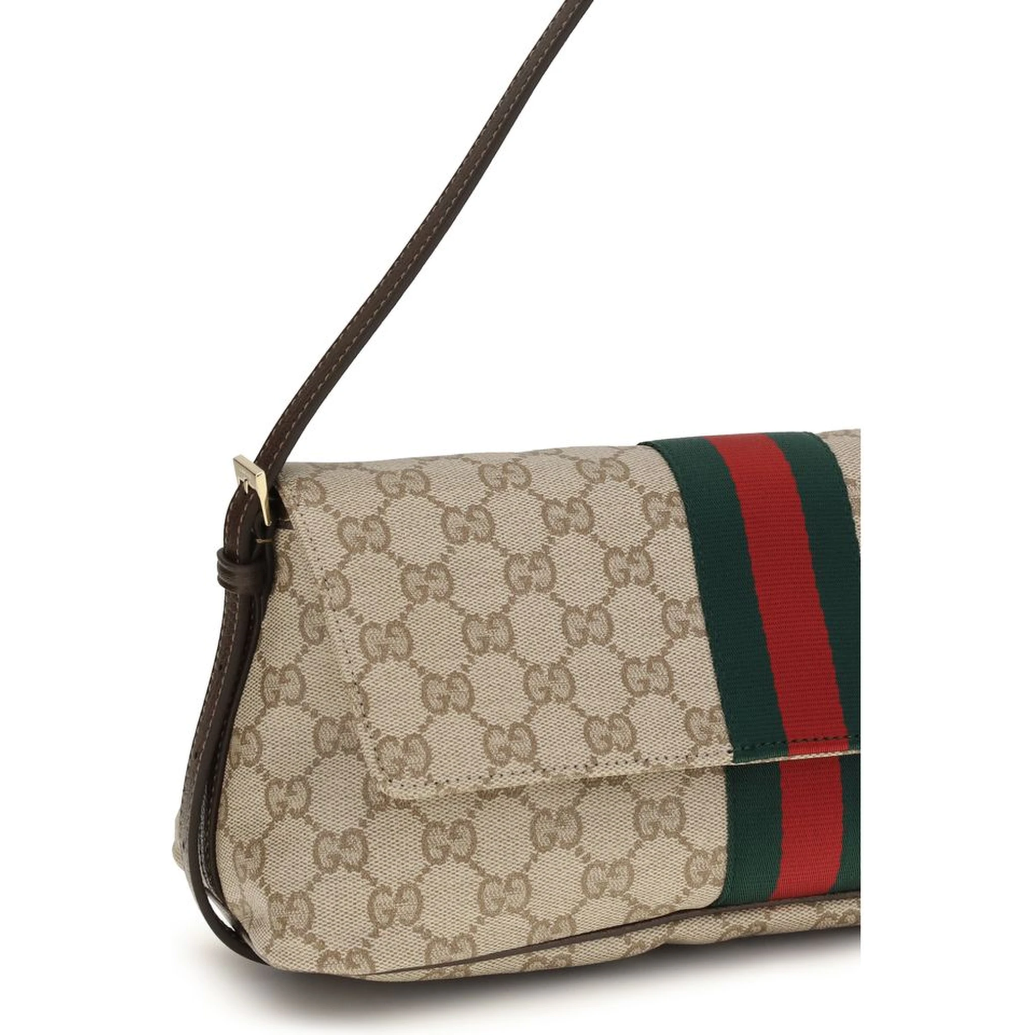 Beige Fabric Handbag