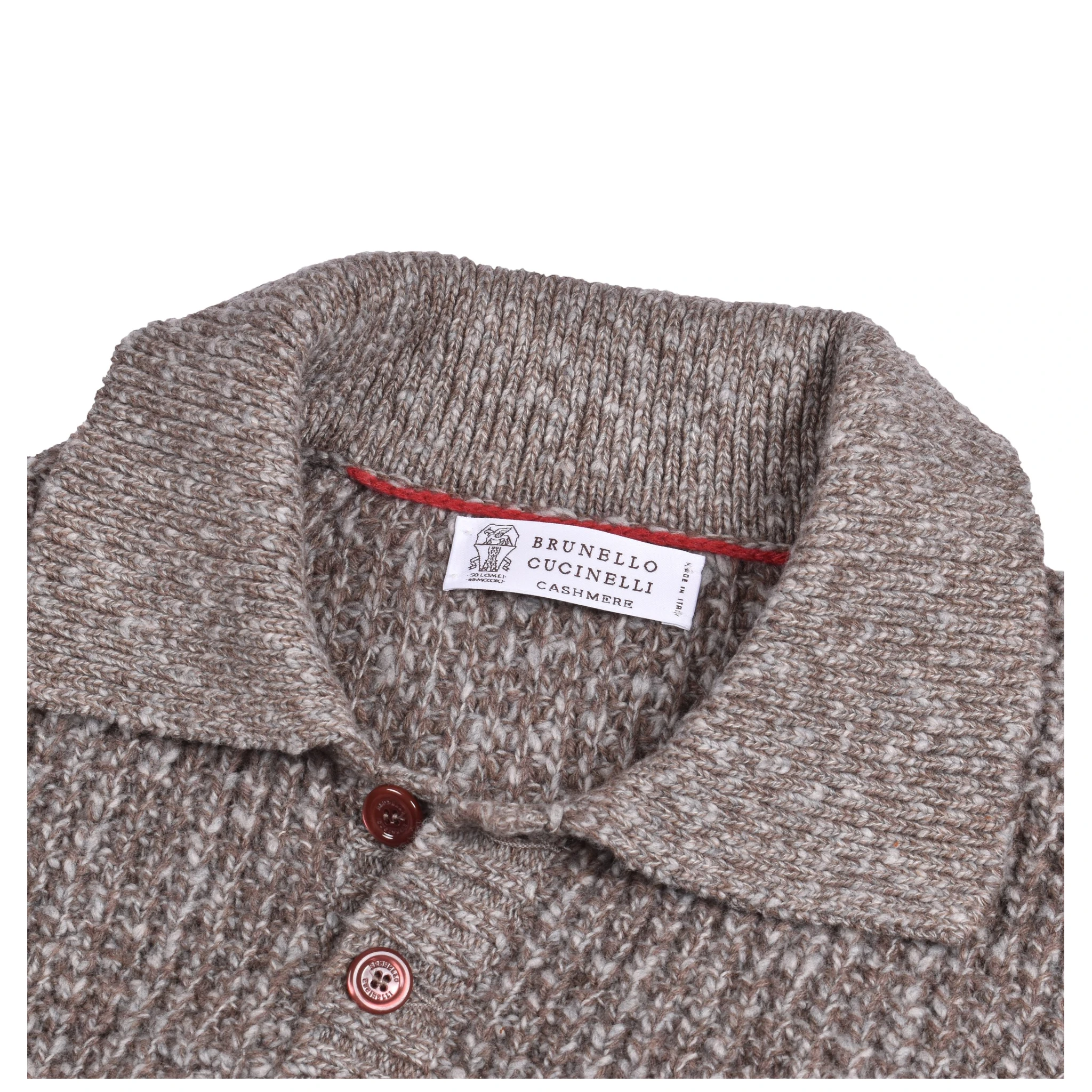 Brown Elastane Sweatshirt