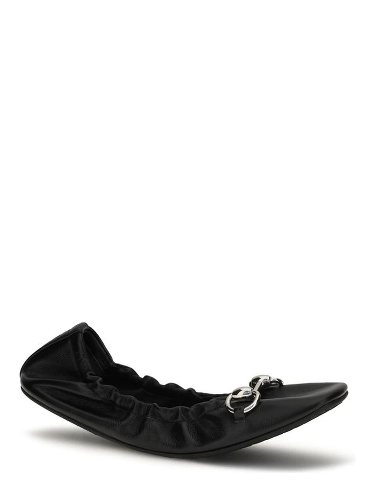 Black Calf Leather Bos Taurus Ballet Flats alternative