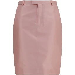 Multicolor Silk Mini Skirt
