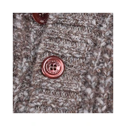 Brown Elastane Sweatshirt