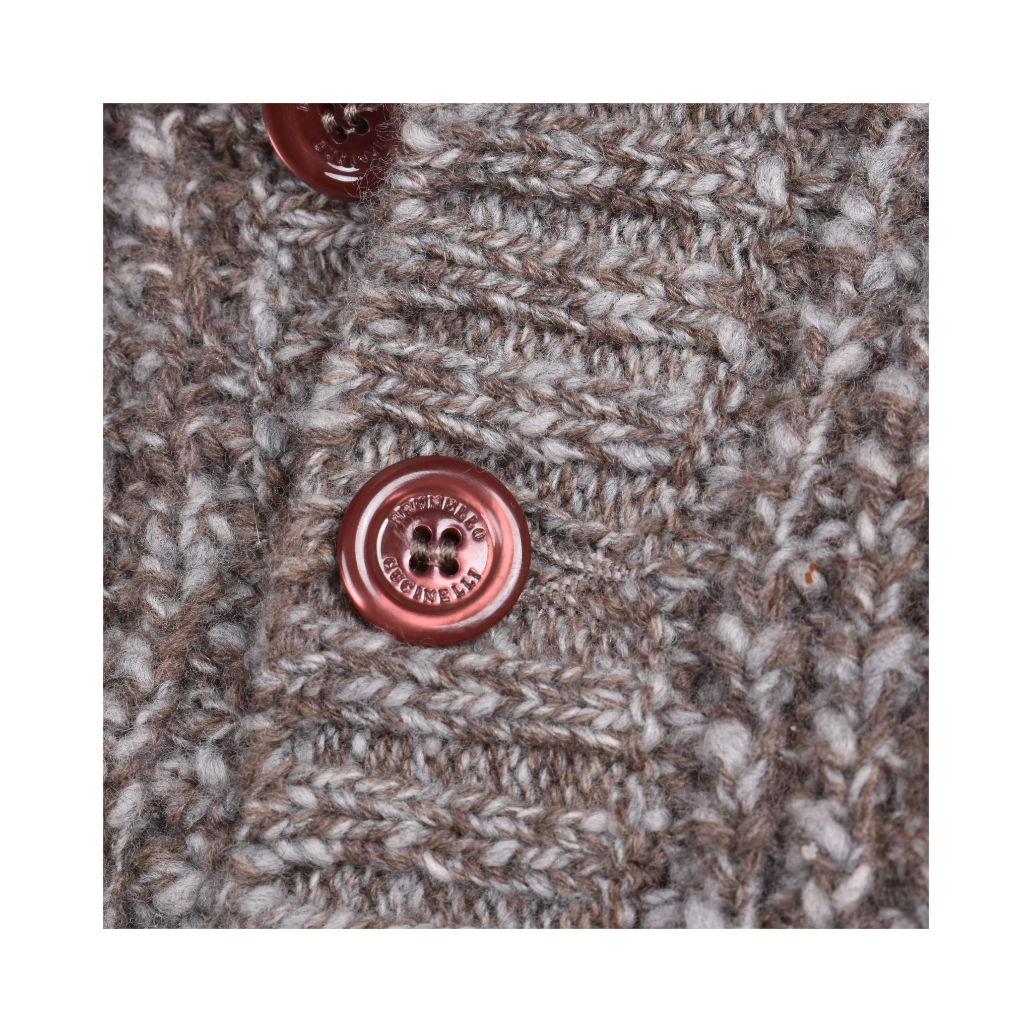 Brown Elastane Sweatshirt