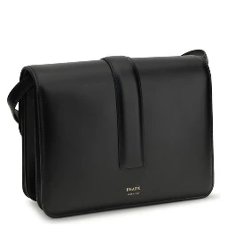 Black Calf Leather Bos Taurus Shoulder Bag
