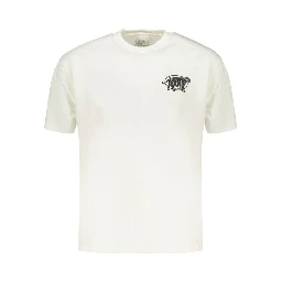 White Cotton Men's T-Shirt