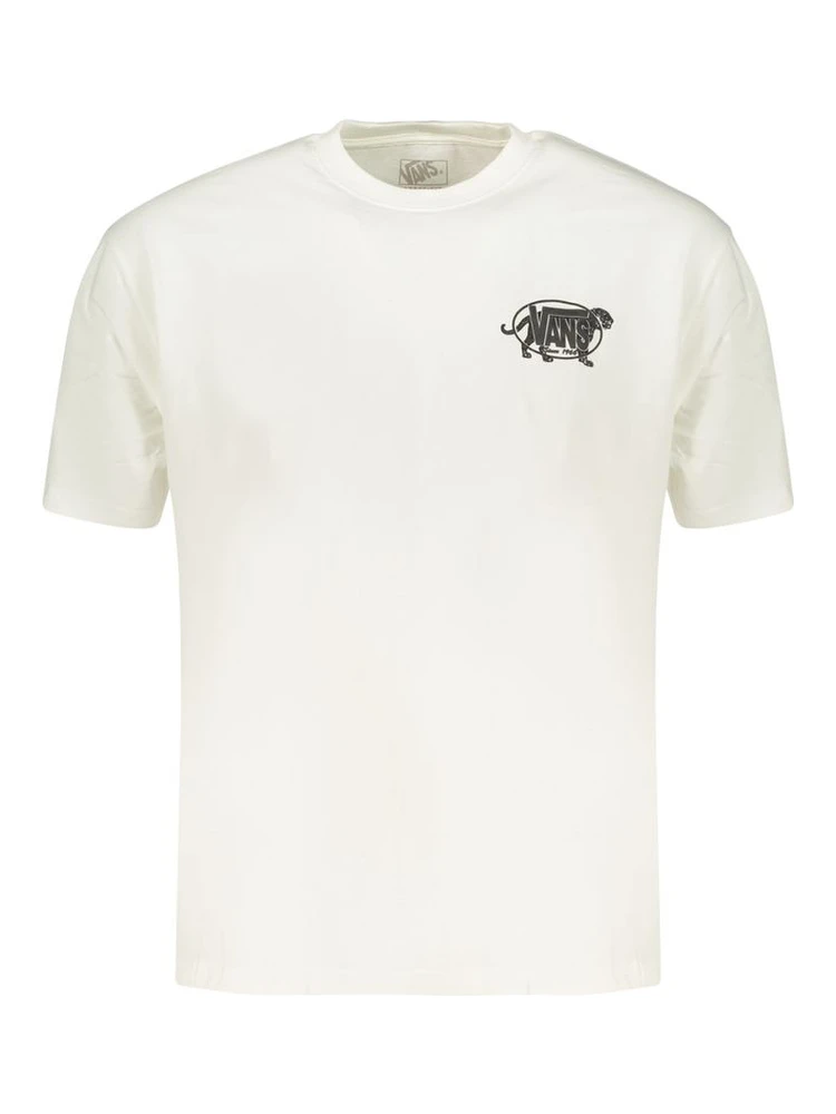 White Cotton Men's T-Shirt