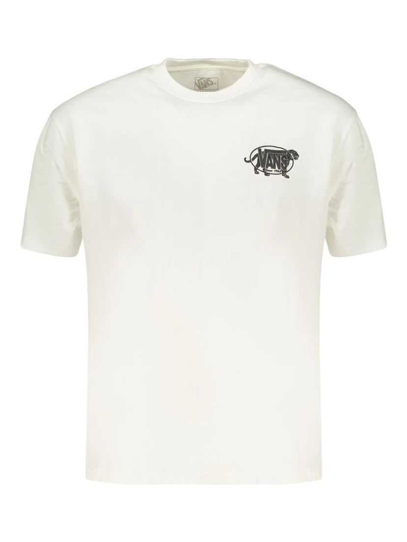 White Cotton Men's T-Shirt