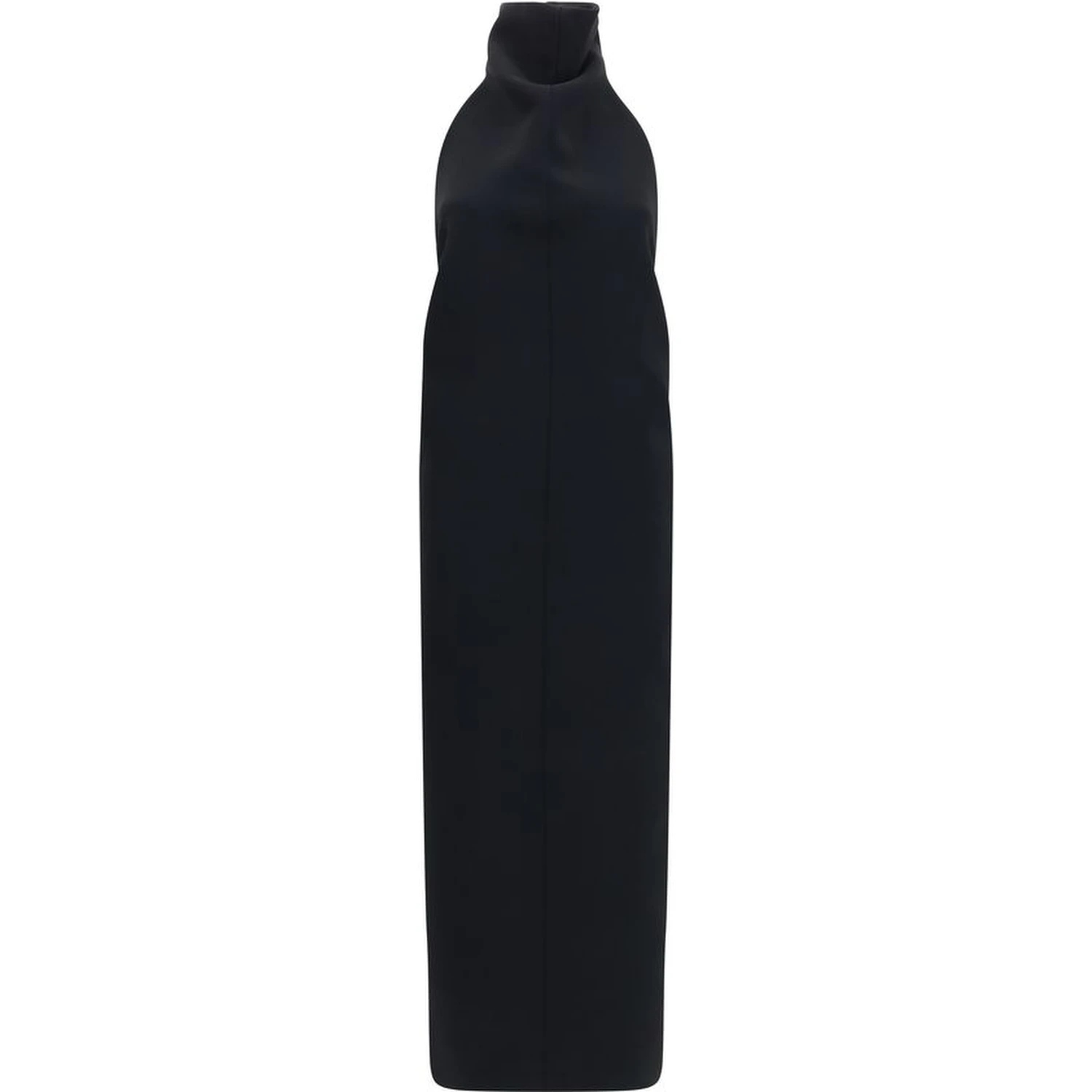Black Polyester Cocktail Dress