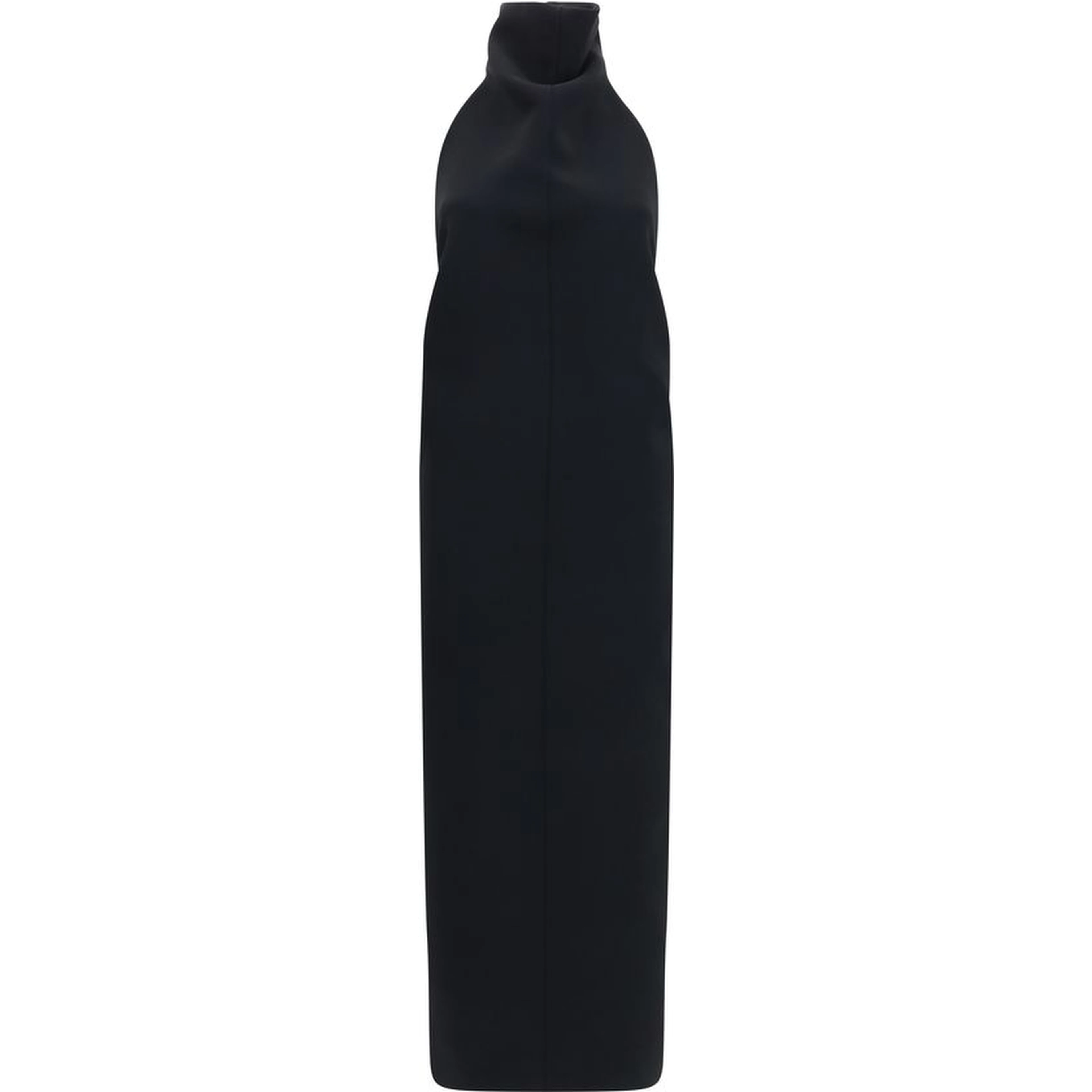 Black Polyester Cocktail Dress