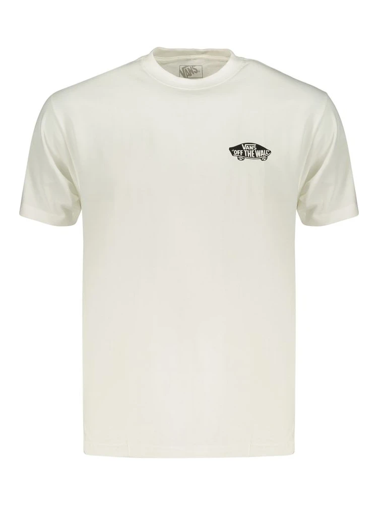 White Cotton Men's T-Shirt