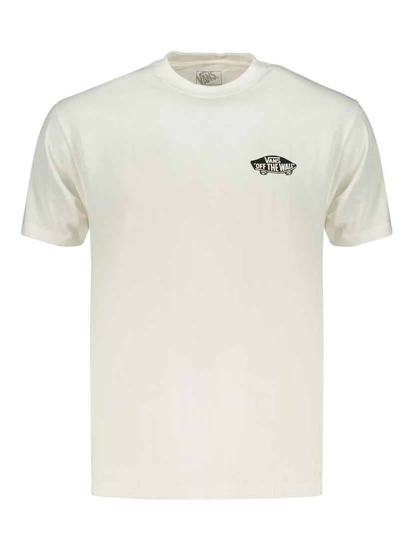 White Cotton Men's T-Shirt