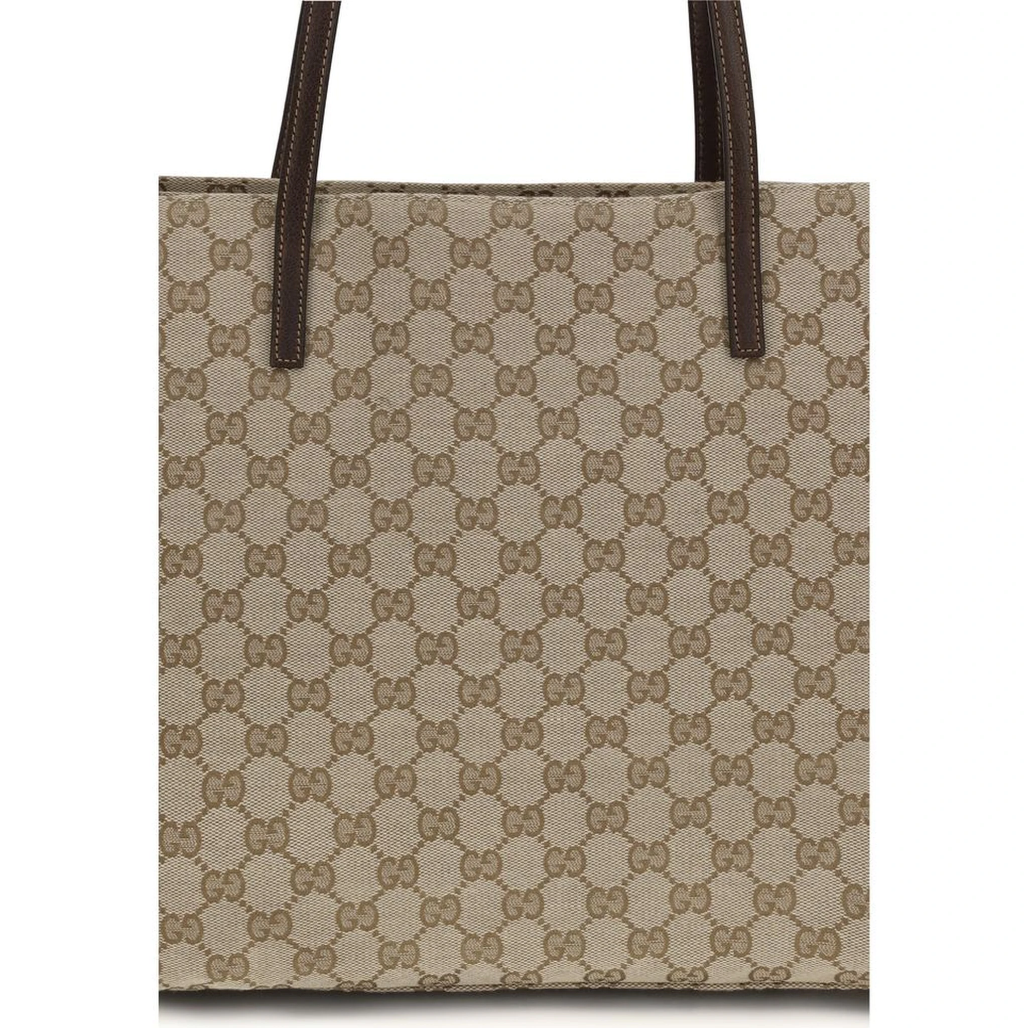 Beige Fabric Handbag