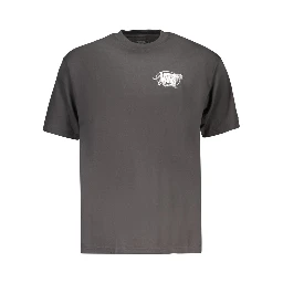 Black Cotton Men's T-Shirt