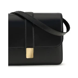 Black Calf Leather Bos Taurus Shoulder Bag