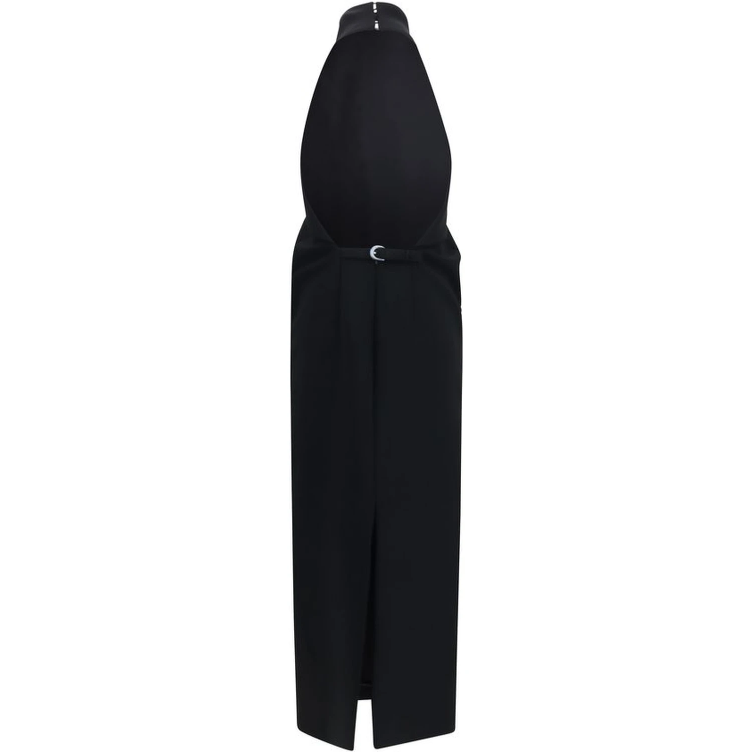 Black Polyester Cocktail Dress