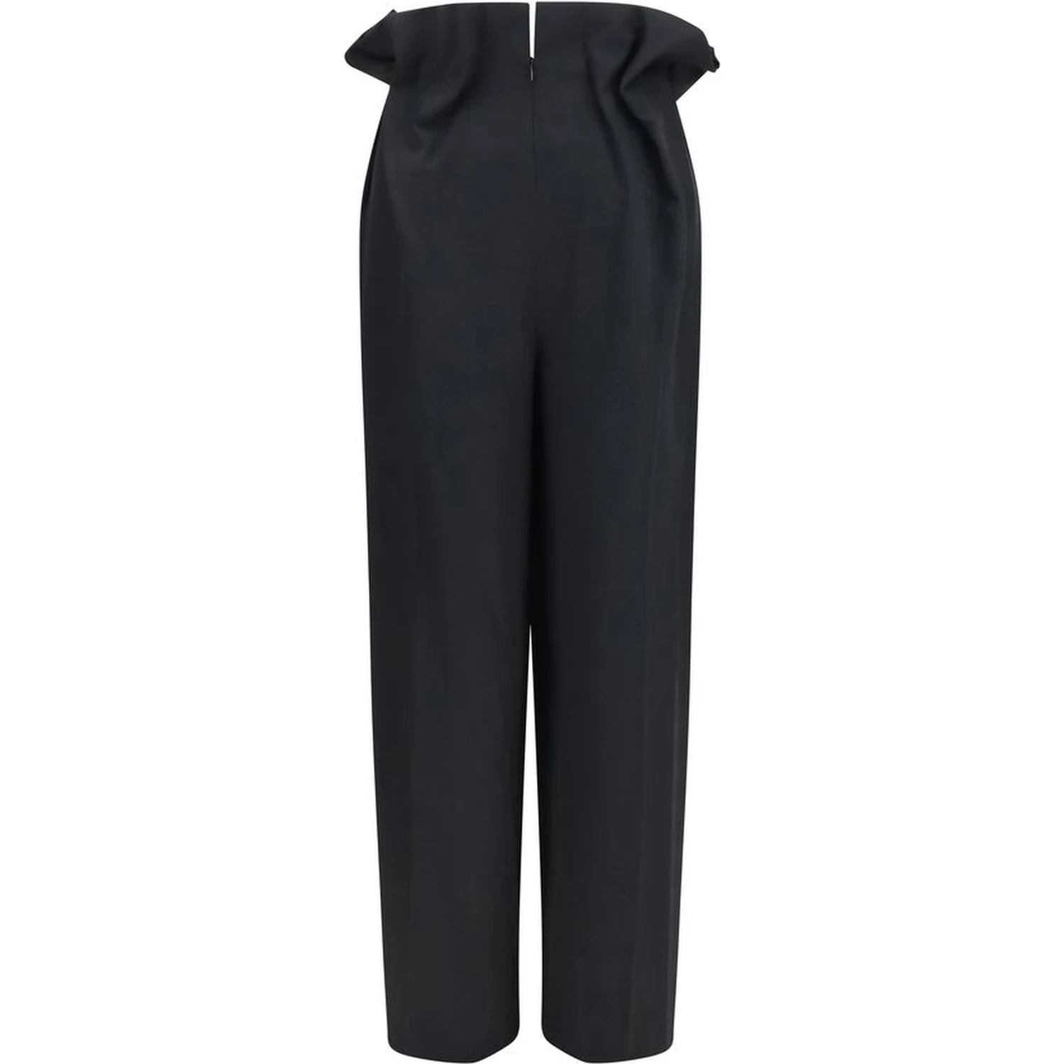 Black Wool Oves Aries Casual Pants
