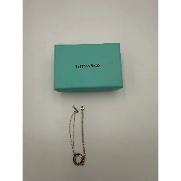 TIFFANY & CO. Silver Bracelet with Double Chain