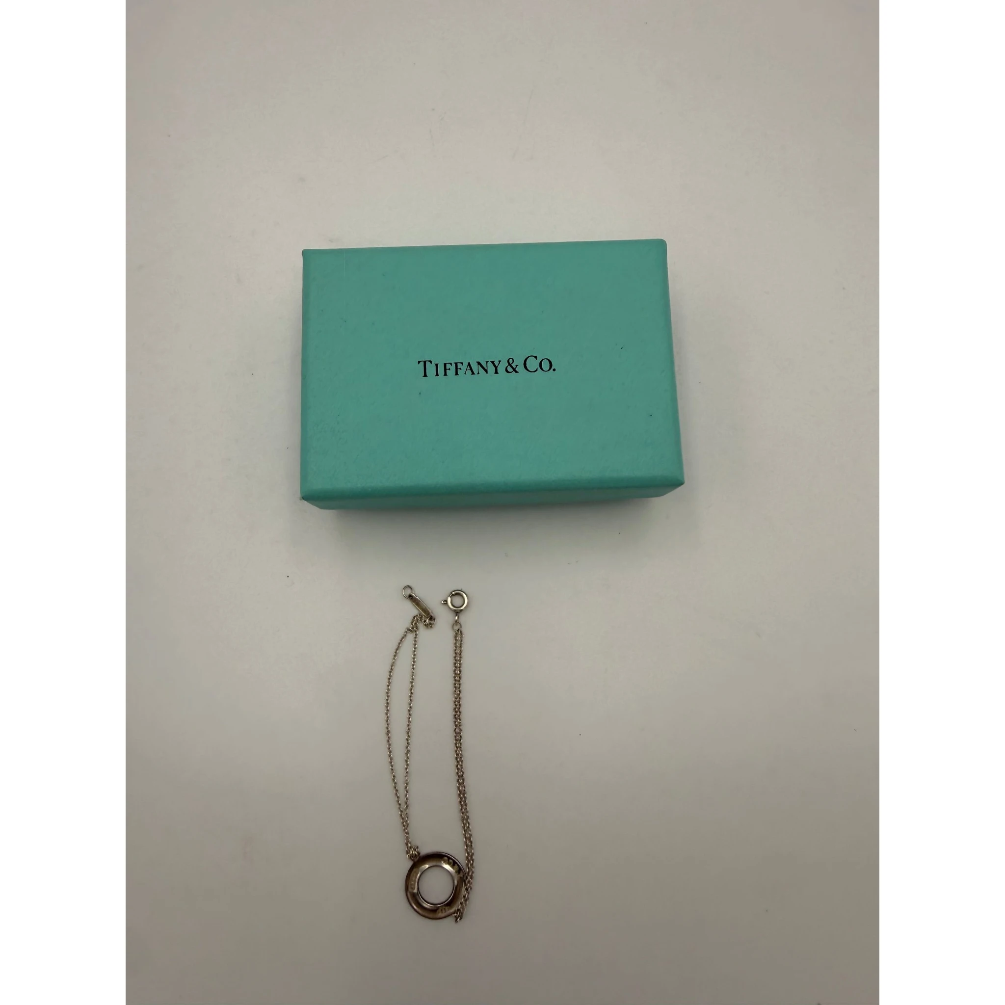 TIFFANY & CO. Silver Bracelet with Double Chain