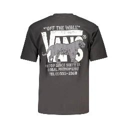 Black Cotton Men's T-Shirt