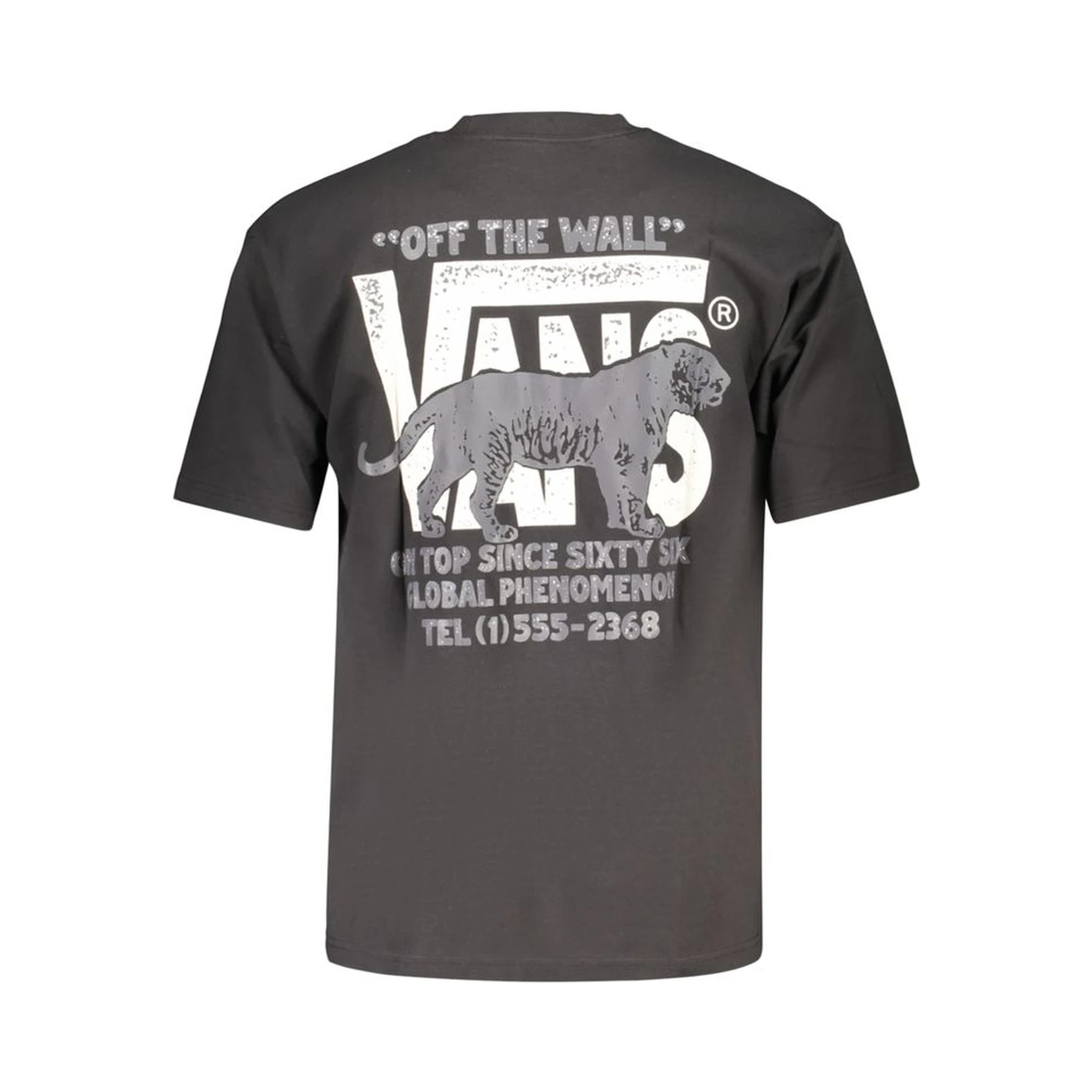 Black Cotton Men's T-Shirt