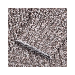 Brown Elastane Sweatshirt