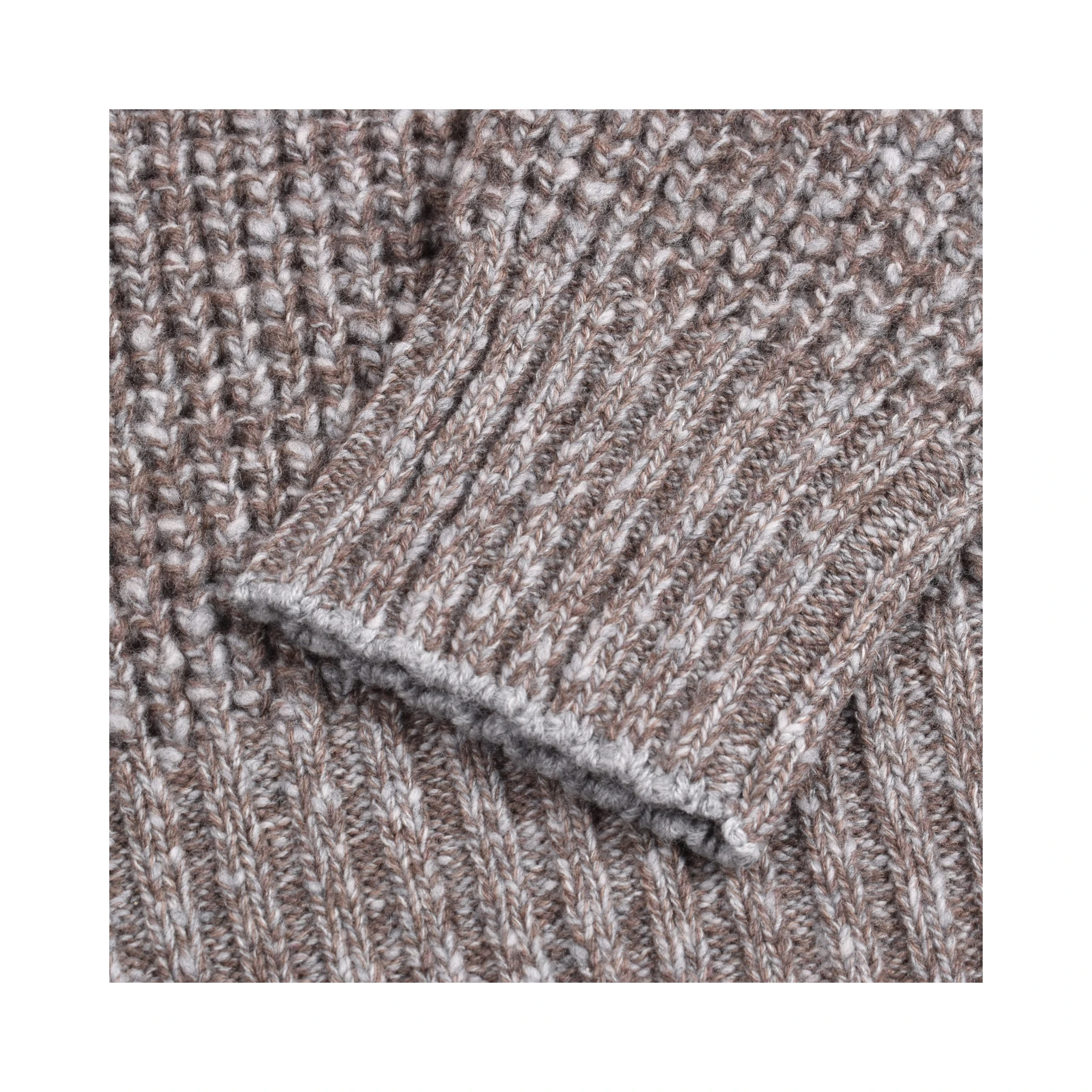 Brown Elastane Sweatshirt