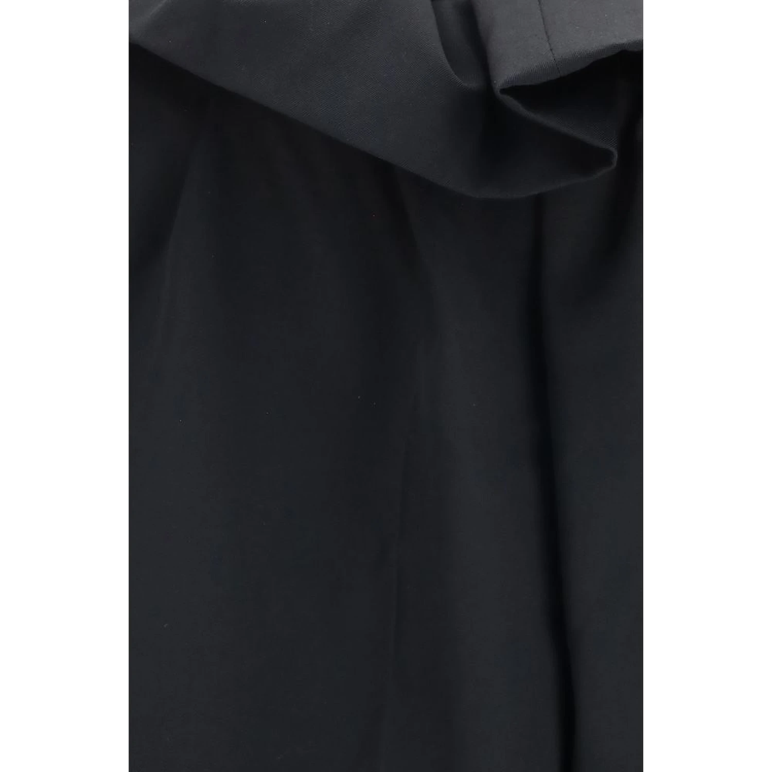 Black Wool Oves Aries Casual Pants